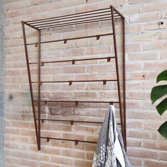 Image 1 of Vintage design Coen de Vries Kapstok jaren 50 toonlader pilastro