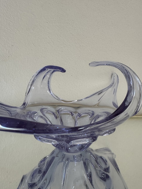 Image 1 of 60s neodymium crystal bowl