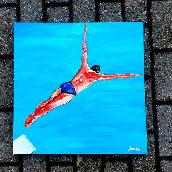 Image 1 of Jovan SRIJEMAC - Free Jump - Artist's painting