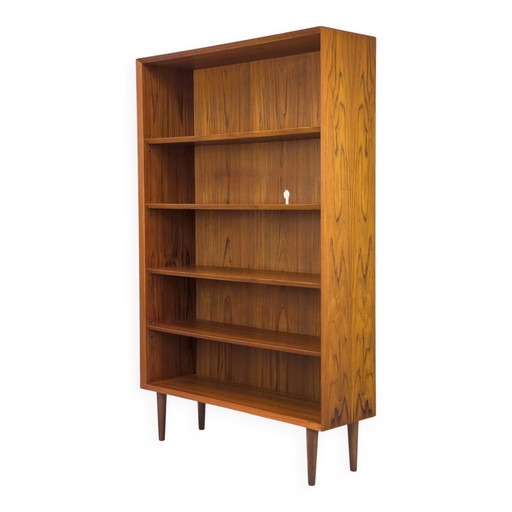 Vintage dänisches Teak Bücherregal von Chr. Linneberg, 1960er Jahre