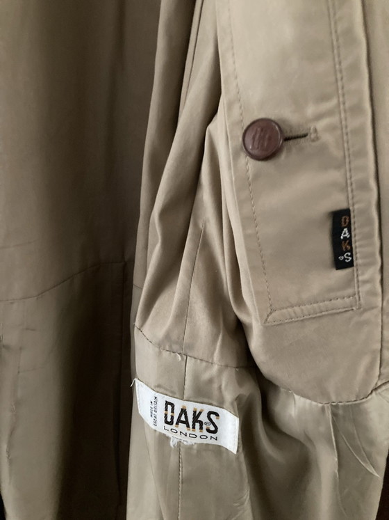 Unique Daks women's coat with original Daks scarf, Other bags, Cotton, Metal, Beige (photo 7 of 15)