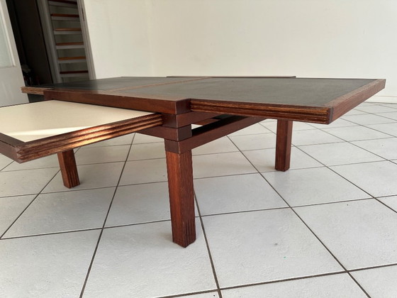 Bernard Vuarnesson For Bellato PAR4 Salontafel – Vintage Vermoedelijk Jaren ’80 – Wood (photo 6 of 8)