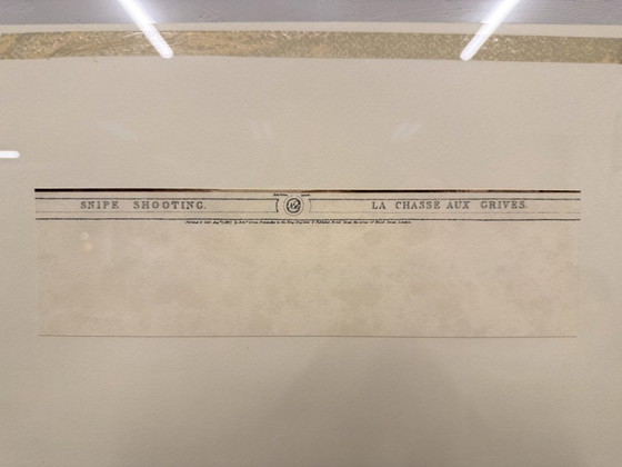 Vecchia stampa inglese Scena di caccia in cornice di noce – Arte, Vetro, Carta (photo 4 of 5)