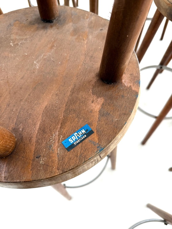 16x vintage barstool, Spahn Stadtlohn ‘60s – Wood, Metal (photo 8 of 9)