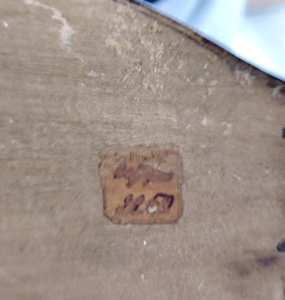 Raro Gabinete Art Decó para Especias de los años 30 con Reloj – Procedencia Original "de Bijenkorf" y (photo 12 of 12)