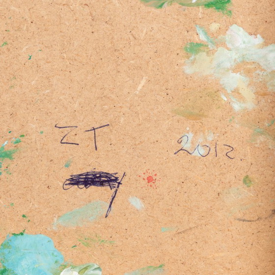 Image 1 of Helen Nieuwendijk (1946) - Structuur van een lichte macht - 2012 - Acryl op paneel - 50 x 50 cm