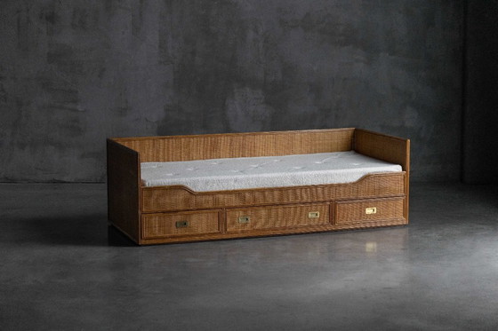 Image 1 of Sofá cama de bambú de Vivai Del Sud, Italia, década de 1970