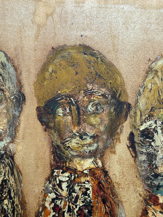 Image 1 of Tony Venneman (XX) - tres figuras, 1969. Art brut