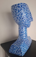 testa di donna astratta