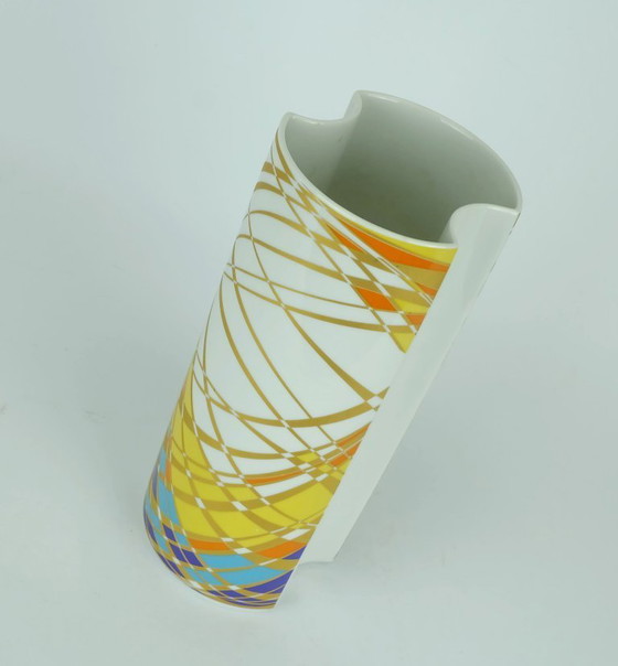 Image 1 of fantastic 1960s 70s krautheim op art pop art VASE graphic decor