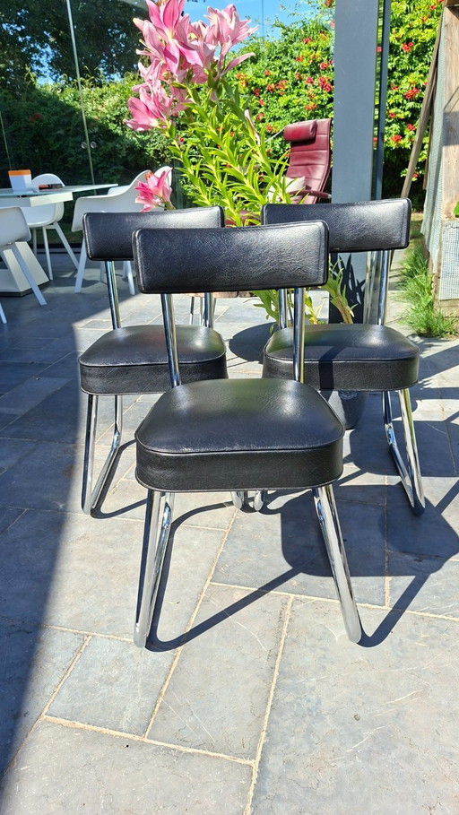 Mid century bauhaus style chairs