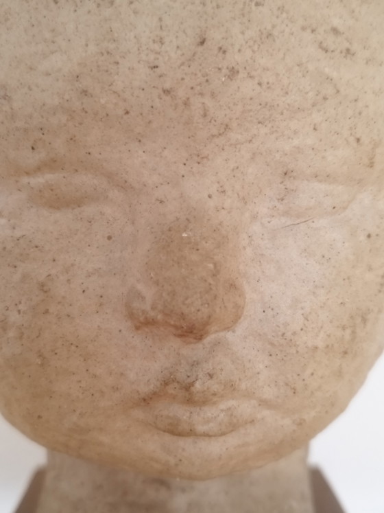 Lorenzo Pepe (1912-1984), Testa, Litoceramica auf Holzsockel, Signiert – Bildhauerei, Wood (photo 8 of 13)