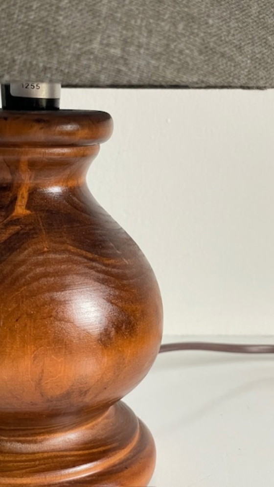 Lámpara de madera maciza estilo rústico – Lámparas de mesa, Canvas (photo 6 of 25)