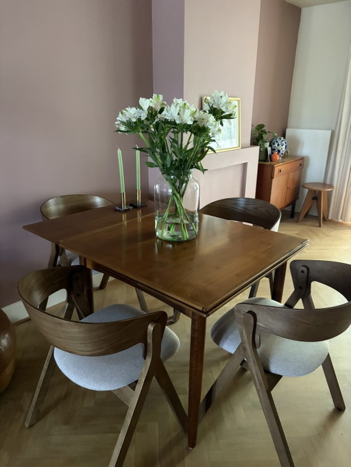 Vintage Deens Design Eetkamertafel – eettafels, Wood (photo 2 of 9)