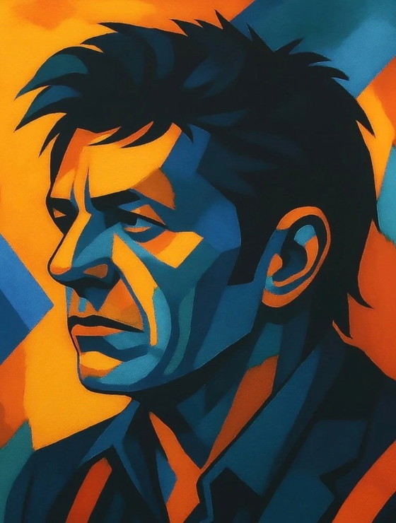 Image 1 of Karmen Moccha: "Herman Brood". Firmato e numerato a mano. Edizione 1/10. Giclée su velluto Hahnemühle.