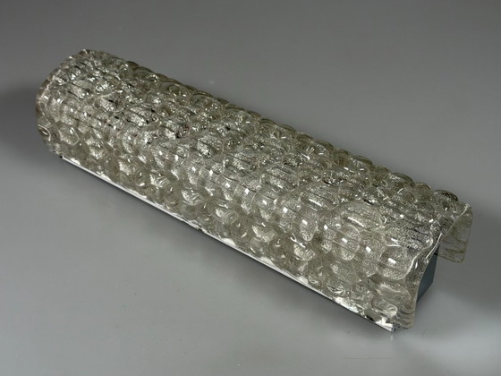 Image 1 of 60er 70er Jahre Wandleuchte Wandlampe Wall Sconce Eis Glas Space Age Design