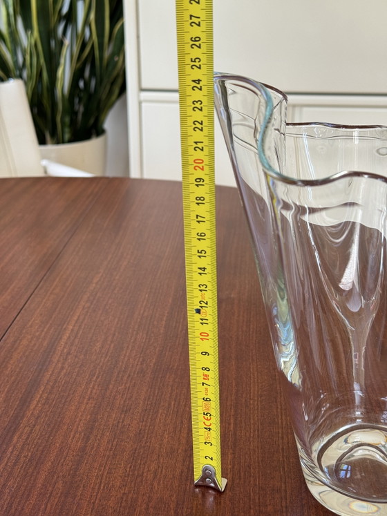 Image 1 of Vintage handkerchief vase, clear glass