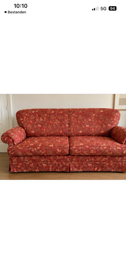 Jio Möbler Madison – Canapé Design Vintage Suédois avec Imprimé Botanique