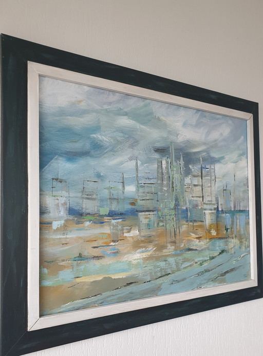 Peinture de la Maasvlakte Rotterdam