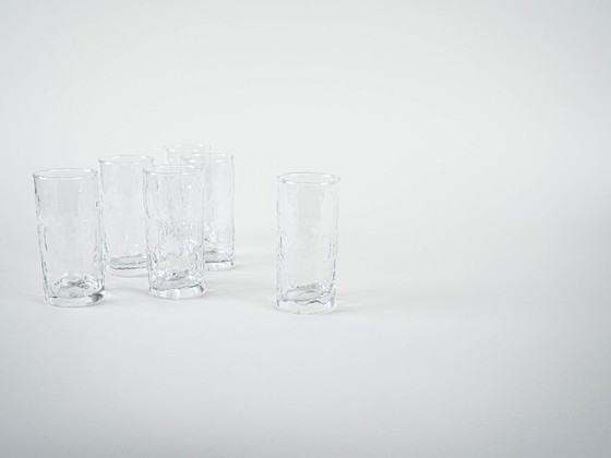 Image 1 of Ensemble de six verres, design danois, années 1970, fabriqués au Danemark
