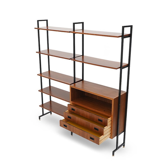 Image 1 of Bookcase with shelves and drawers, 1960s