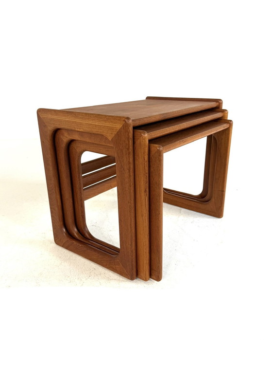 Image 1 of Set mimi vintage in teak, Salin Nyborg '60