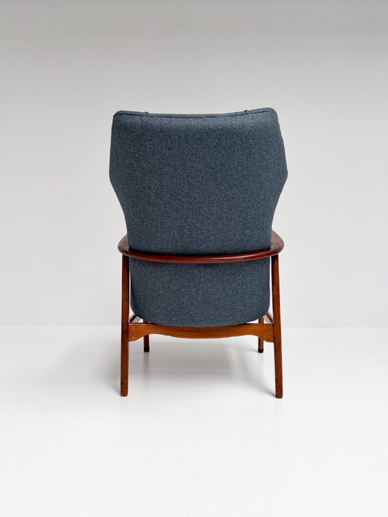 Re-upholstered Edith (men's) Armchair by Bovenkamp, 1960s – Textile, Vintage (photo 9 of 16)