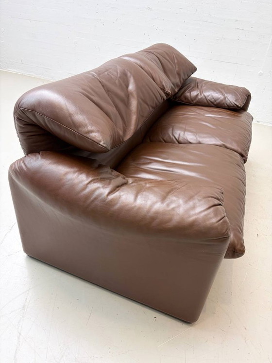 Canap&eacute; Maralunga de Vico Magistretti pour Cassina, ann&eacute;es 1970 – Canapés 2 places, Leather (photo 14 of 19)