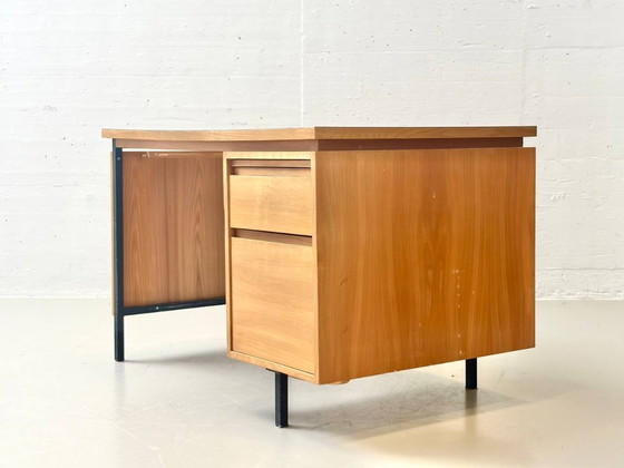 Image 1 of Mid-century desk with linoleum top by Merz Roller, 1960s