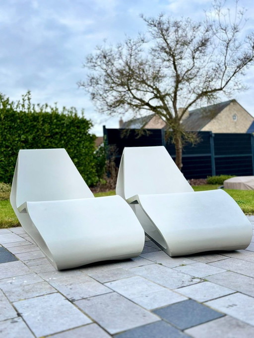 2x fauteuils d'extérieur 'Qui est Paul' 