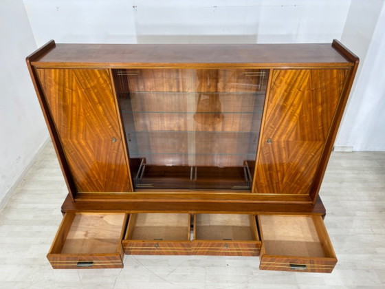 Image 1 of Vintage Mid-Century Highboard / Bar Cabinet / Sideboard / Living Room Cabinet