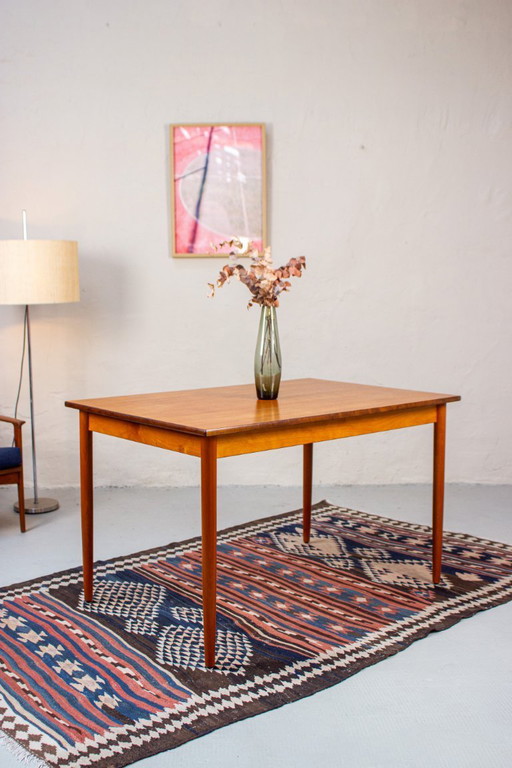 Vintage teak dining table, Danish Mid Century 1960s