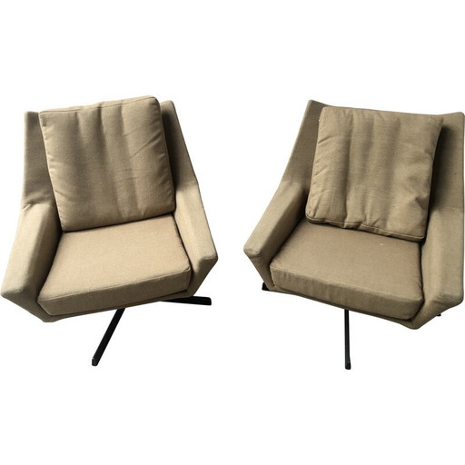 Paire de chaises longues vintage de W. Knoll, années 1960