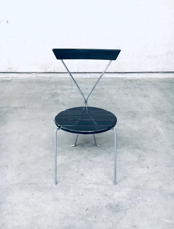 Image 1 of Midcentury Modern Slender Design Chair, Italy 1970's