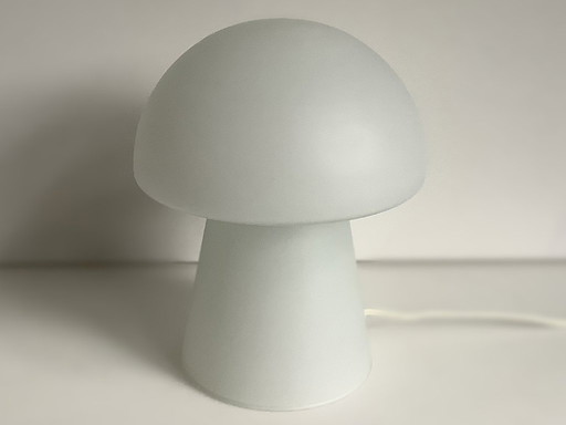 Vintage space age mushroom glazen lamp