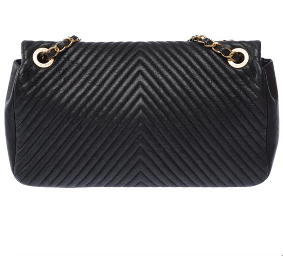 Image 1 of Sac CHANEL Timeless/Classique en Cuir Noir - 103574