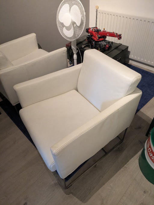 Plantagie Pallas 2 pieces White leather