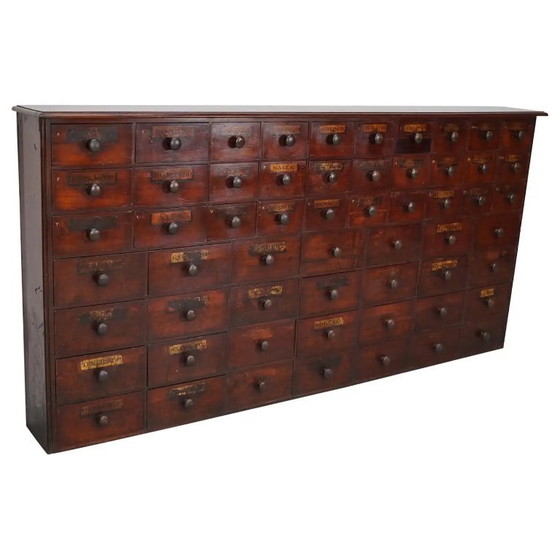 Image 1 of Antiguo botiquín/cómoda de madera noble inglesa, siglo XIX