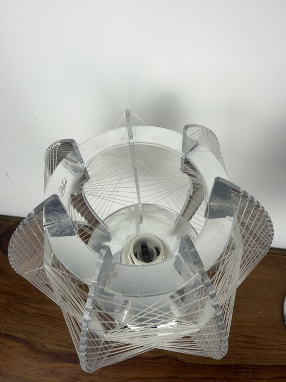 Paire de Lampes de Table Vintage Globo Pollux, Style Feston, Chromées, Design Paul Secon, Époque Spatiale, (photo 7 of 11)