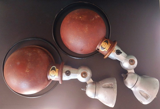 Image 1 of Set of two original Jielde vintage wall lamps. In beautiful condition!