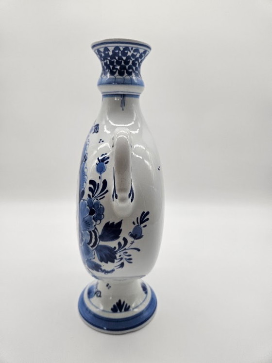 Royal Delft Pilgerflasche 1969 – Handbemalt von P.B. van Heijningen (29 cm) – Vasen, Ceramic (photo 4 of 9)