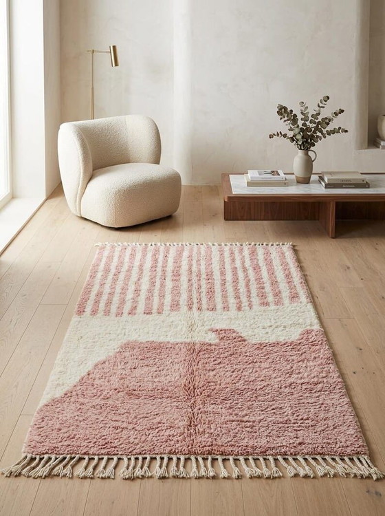 Alfombra de lana pura hecha a mano, artesanía tradicional 2/3 – Alberto Bazzani, Wool (photo 6 of 6)