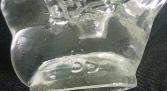 Image 1 of Uranium glass bird candlesticks Boyd -Parish)