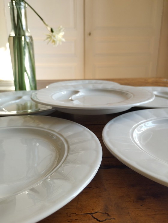 Image 1 of 6 Porzellan-Artischockenteller von Pillivuyt