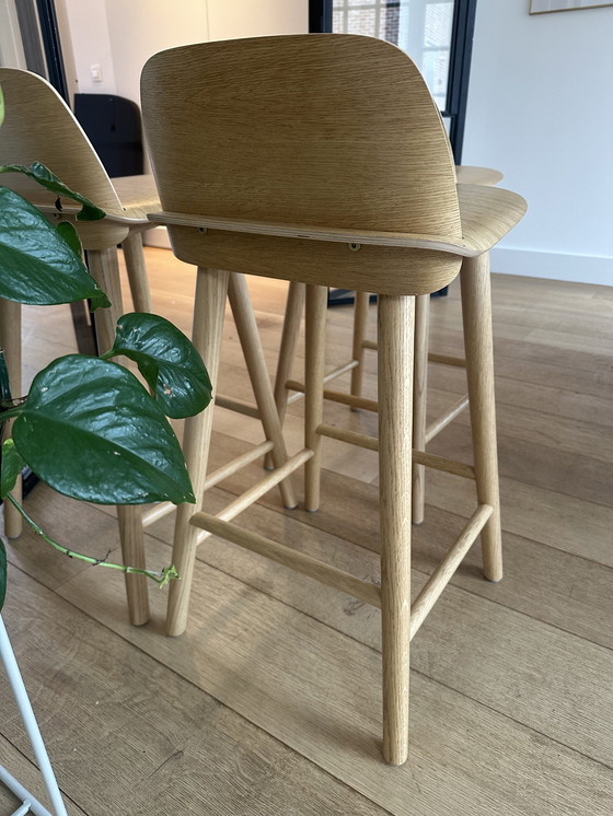 Image 1 of 3x Muuto Nerd Bar Stool