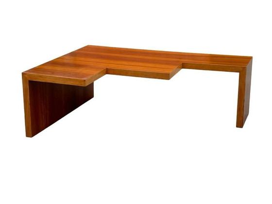 Image 1 of Tavolino da caffè vintage - Trapezio Leolux - Set di 2