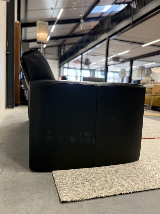 Image 1 of Leolux Evidence Boa Vista Sofa 2.5 Seater Black Leather