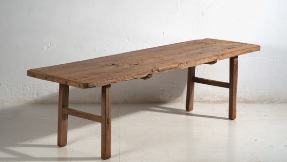 Antique bench table in solid wood – Shandong, circa 1930 – Dining tables (photo 3 of 40)
