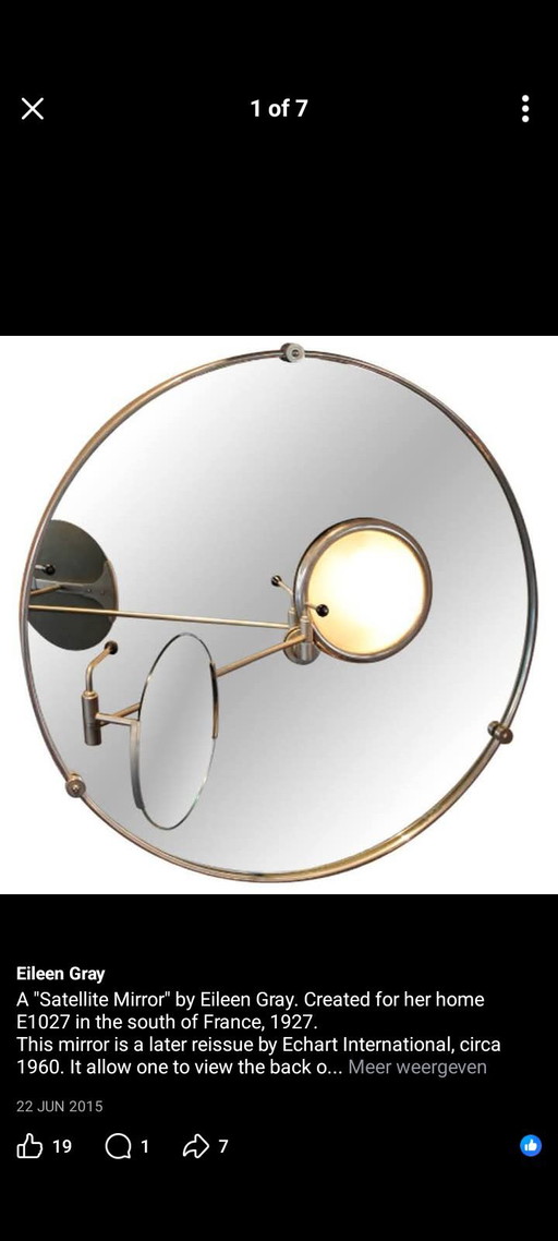 Miroir satellite Eileen Gray Bauhaus