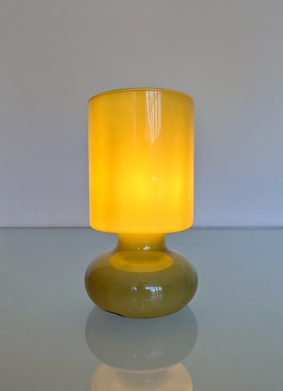 Image 1 of Vintage IKEA Lykta - moss green table lamp